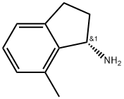(S)-7-Methyl-2,3-dihydro-1H-inden-1-amine 구조식 이미지