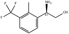 (2R)-2-amino-2-[2-methyl-3-(trifluoromethyl)phenyl]ethan-1-ol Structure