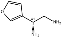 (R)-1-(furan-3-yl)ethane-1,2-diamine Structure