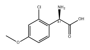 (R)-2-amino-2-(3-chloro-4-methoxyphenyl)acetic acid Structure