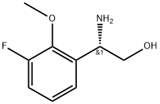 (2S)-2-amino-2-(3-fluoro-2-methoxyphenyl)ethanol Structure