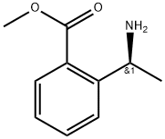 (S)-2-(1-Amino-ethyl)-benzoic acid methyl ester Structure