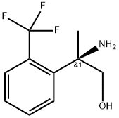 (2R)-2-amino-2-[2-(trifluoromethyl)phenyl]propan-1-ol Structure