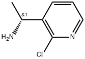3-Pyridinemethanamine, 2-chloro-α-methyl-, (αR)- Structure