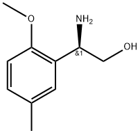 (2R)-2-amino-2-(2-methoxy-5-methylphenyl)ethanol Structure