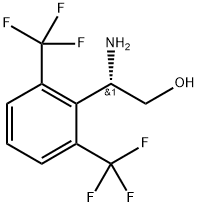 (2S)-2-amino-2-[2,6-bis(trifluoromethyl)phenyl]ethanol Structure