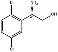 (2S)-2-amino-2-(2-bromo-5-chlorophenyl)ethanol 구조식 이미지
