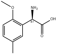 (2R)-2-amino-2-(2-methoxy-5-methylphenyl)acetic acid Structure