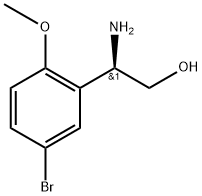 (2R)-2-amino-2-(5-bromo-2-methoxyphenyl)ethan-1-ol Structure
