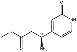 4-Pyridinepropanoic acid, β-amino-1,2-dihydro-2-oxo-, methyl ester, (βS)- Structure