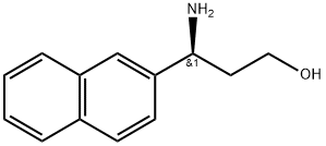 2-Naphthalenepropanol, γ-amino-, (γS)- Structure