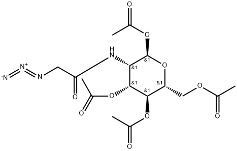 1,3,4,6-Tetra-O-α-acetyl-N-azidoacetylmannosamine Structure