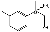 (2S)-2-amino-2-(3-iodophenyl)propan-1-ol Structure