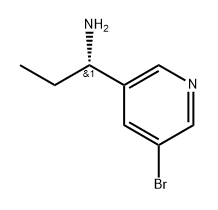 (S)-1-(5-bromopyridin-3-yl)propan-1-amine Structure