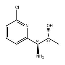 (1S,2R)-1-amino-1-(6-chloropyridin-2-yl)propan-2-ol Structure