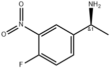 Benzenemethanamine, 4-fluoro-α-methyl-3-nitro-, (αS)- Structure