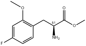 methyl (2S)-2-amino-3-(4-fluoro-2-methoxyphenyl)propanoate Structure