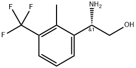 (2S)-2-amino-2-[2-methyl-3-(trifluoromethyl)phenyl]ethan-1-ol 구조식 이미지