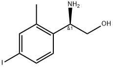 (2R)-2-amino-2-(4-iodo-2-methylphenyl)ethanol 구조식 이미지