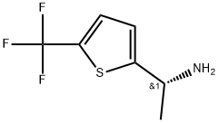 (R)-1-(5-(trifluoromethyl)thiophen-2-yl)ethan-1-amine 구조식 이미지