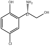 Benzeneethanol, β-amino-5-chloro-2-hydroxy-, (βS)- 구조식 이미지