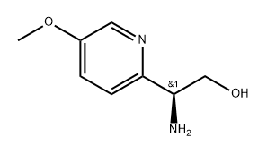 (S)-beta-amino-5-methoxy-2-pyridineethanol Structure