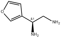 (S)-1-(furan-3-yl)ethane-1,2-diamine Structure