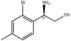 (2R)-2-amino-2-(2-bromo-4-methylphenyl)ethanol 구조식 이미지