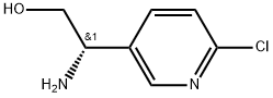 3-Pyridineethanol, β-amino-6-chloro-, (βS)- 구조식 이미지