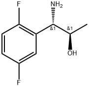 (1S,2R)-1-AMINO-1-(2,5-DIFLUOROPHENYL)PROPAN-2-OL Structure