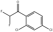 1-(2,4-dichlorophenyl)-2,2-difluoroethanone Structure