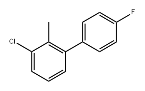 3-Chloro-4'-fluoro-2-methyl-1,1'-biphenyl Structure