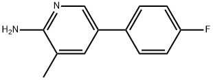 5-(4-Fluorophenyl)-3-methylpyridin-2-amine Structure