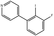 4-(3-Fluoro-2-iodophenyl)pyridine Structure