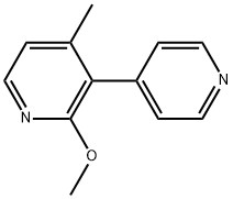 2-methoxy-4-methyl-3,4'-bipyridine Structure