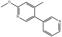6-methoxy-4-methyl-3,3'-bipyridine Structure