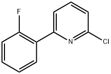 2-Chloro-6-(2-fluorophenyl)pyridine Structure