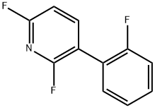 2,6-Difluoro-3-(2-fluorophenyl)pyridine Structure