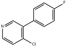 4-(3-Chloro-4-fluorophenyl)pyridine Structure