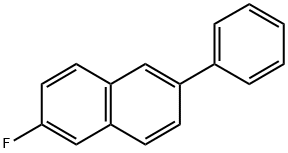 2-Fluoro-6-phenylnaphthalene Structure