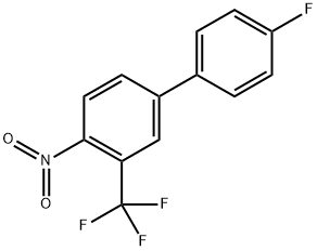 4'-Fluoro-4-nitro-3-(trifluoromethyl)-1,1'-biphenyl Structure