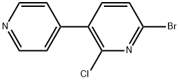 6-Bromo-2-chloro-3,4'-bipyridine Structure