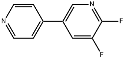 5,6-Difluoro-3,4'-bipyridine Structure