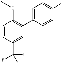 4'-Fluoro-2-methoxy-5-(trifluoromethyl)-1,1'-biphenyl Structure