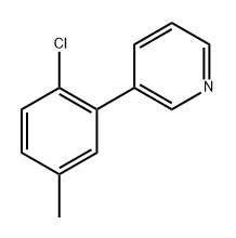 3-(2-Chloro-5-methylphenyl)pyridine 구조식 이미지