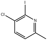 3-Chloro-2-iodo-6-methylpyridine Structure