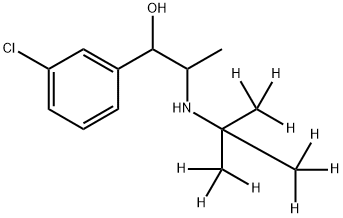 Hydroxybupropion hydrochloride salt 구조식 이미지