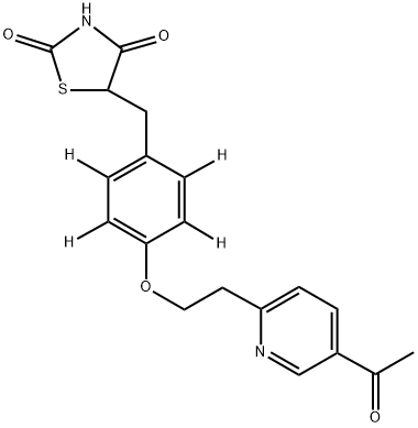 Keto Pioglitazone-d4 (M-III) 구조식 이미지