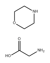 Glycine, N-[(C10-22-branched and linear alkyl and naphthenyl)sulfonyl] derivs., compds. with morpholine (1:1) Structure