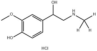 (+/-)-METANEPHRINE-D3 HCL (N-METHYL-D3) Structure